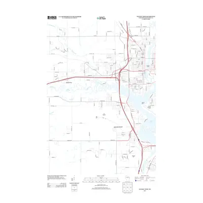 2013 Map of Wausau West, 2013 Print