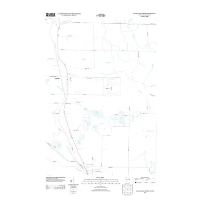2013 Map of Wausaukee North, 2013 Print