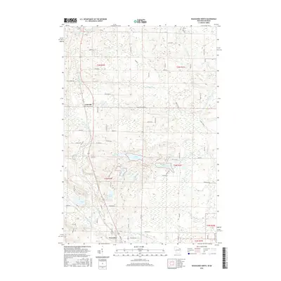 2016 Map of Wausaukee North, 2016 Print