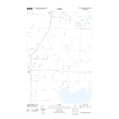 2013 Map of Wausaukee South, 2013 Print