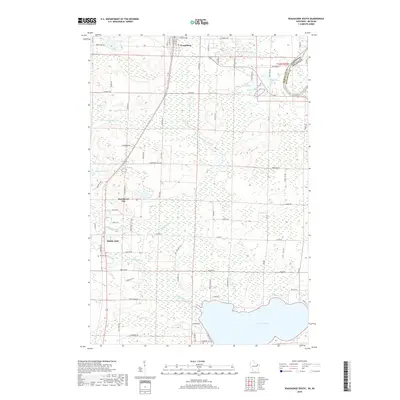 2018 Map of Wausaukee South, 2018 Print