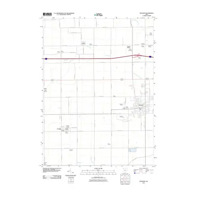 2010 Map of Wauseon, 2010 Print