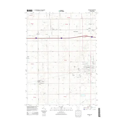 2013 Map of Wauseon, 2013 Print