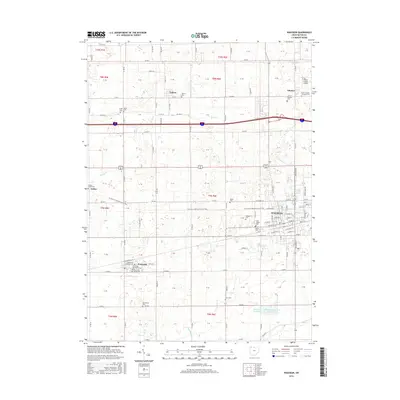 2016 Map of Wauseon, 2016 Print