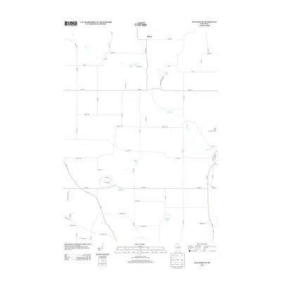 2013 Map of Wautoma NE, 2013 Print