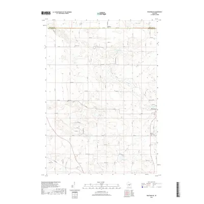 2018 Map of Wautoma NE, 2018 Print