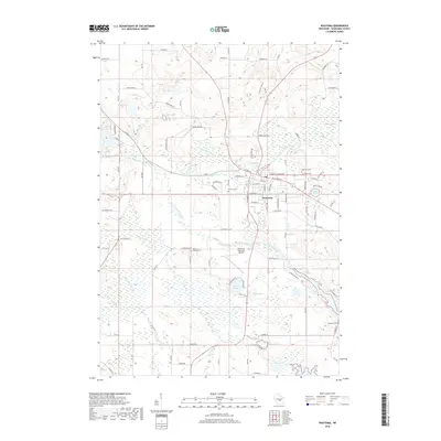 2018 Map of Wautoma, 2018 Print