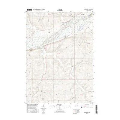 2016 Map of Wauzeka East, 2016 Print