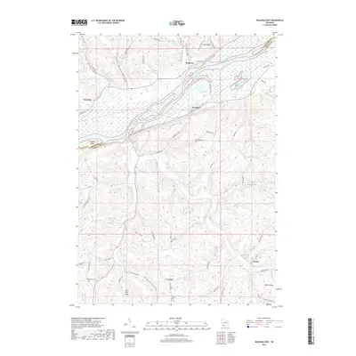 2018 Map of Wauzeka East, 2018 Print