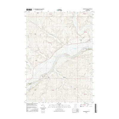 2016 Map of Wauzeka West, 2016 Print