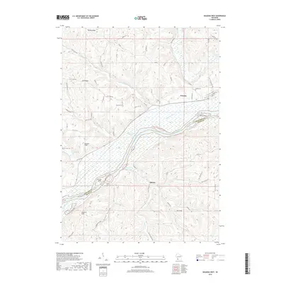 2018 Map of Wauzeka West, 2018 Print