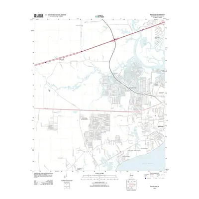 2012 Map of Waveland, 2012 Print