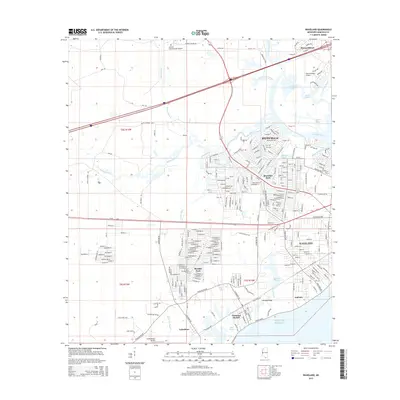 2015 Map of Waveland, 2015 Print