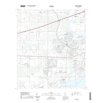 2021 Map of Waveland, 2021 Print