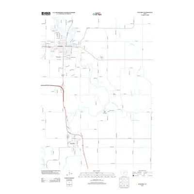 2013 Map of Waverly, 2013 Print