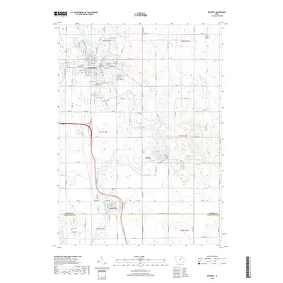 2018 Map of Waverly, 2018 Print