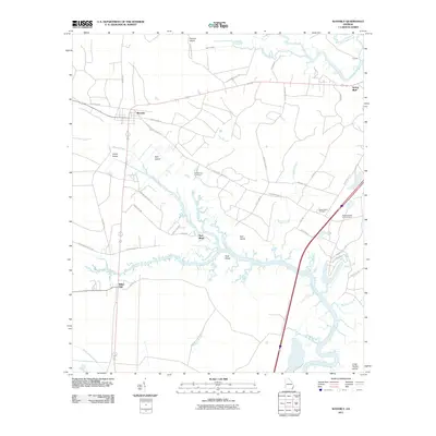 2011 Map of Waverly, 2011 Print