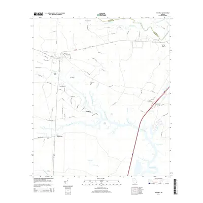 2014 Map of Waverly, 2014 Print