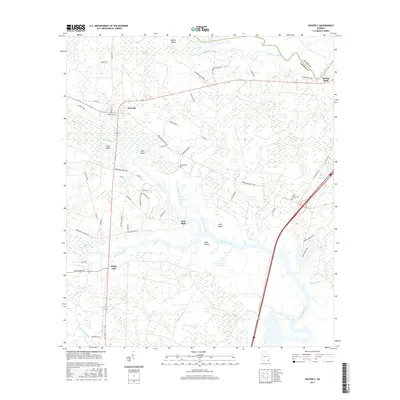 2017 Map of Waverly, 2017 Print