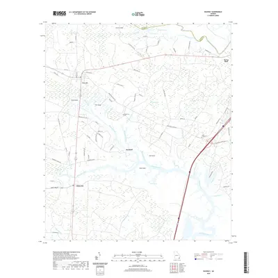 2020 Map of Waverly, 2020 Print