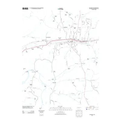 2013 Map of Waverly, 2013 Print