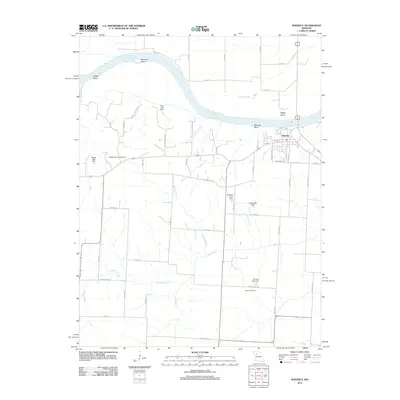 2012 Map of Waverly, 2012 Print