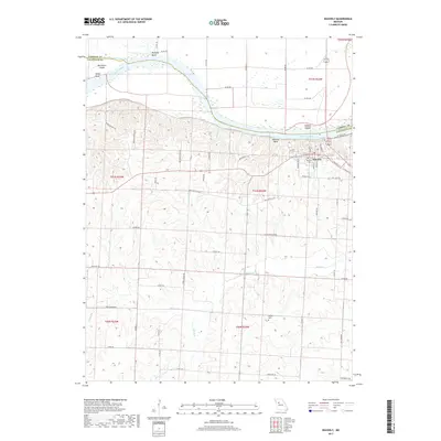 2017 Map of Waverly, 2017 Print
