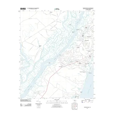 2011 Map of Waverly Mills, 2011 Print
