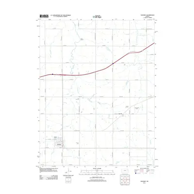 2012 Map of Waverly, 2012 Print