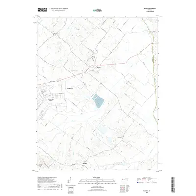 2019 Map of Waverly, 2019 Print