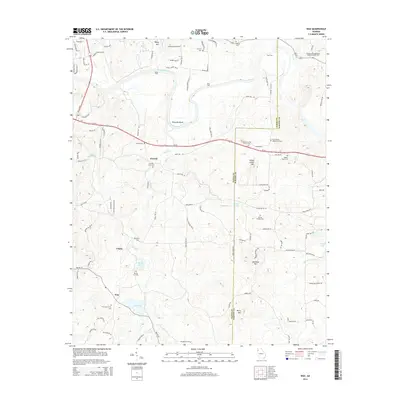 2014 Map of Wax, 2014 Print