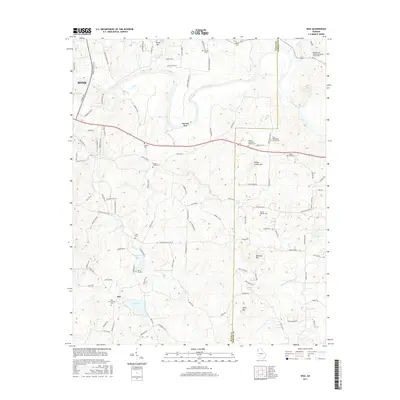 2017 Map of Wax, 2017 Print