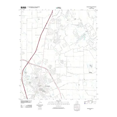 2010 Map of Waxahachie, 2010 Print
