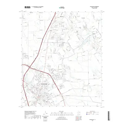 2019 Map of Waxahachie, 2019 Print