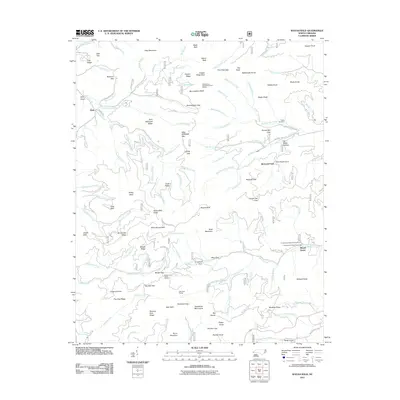 2011 Map of Wayah Bald, 2011 Print