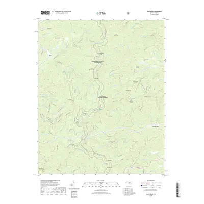 2019 Map of Wayah Bald, 2019 Print