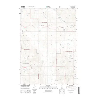 2013 Map of Wayan East, 2013 Print