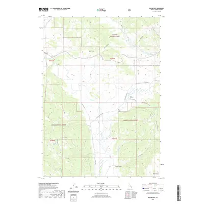 2020 Map of Wayan East, 2020 Print