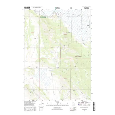 2017 Map of Wayan West, 2017 Print