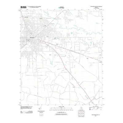 2011 Map of Waycross East, 2011 Print