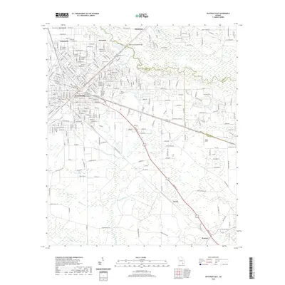 2020 Map of Waycross East, 2020 Print