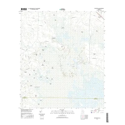 2017 Map of Waycross SE, 2017 Print