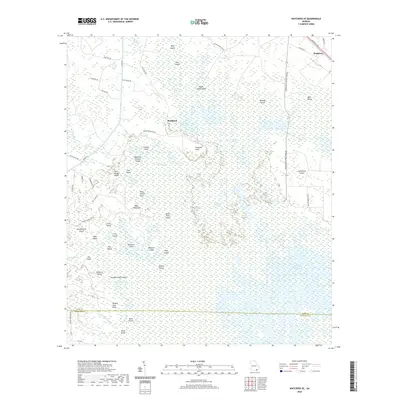 2020 Map of Waycross SE, 2020 Print