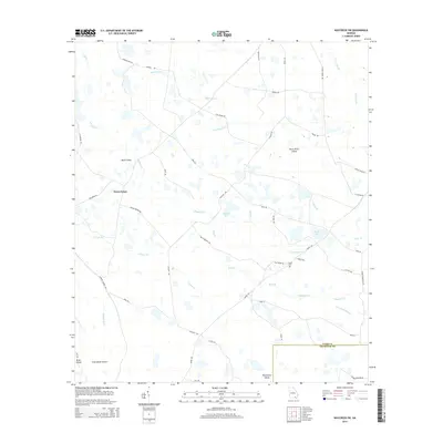 2014 Map of Waycross SW, 2014 Print