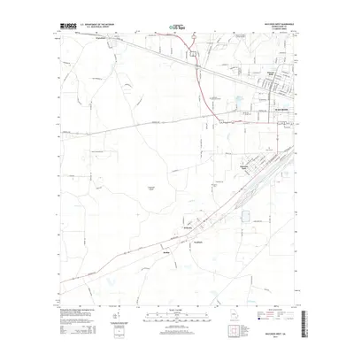 2014 Map of Waycross West, 2014 Print