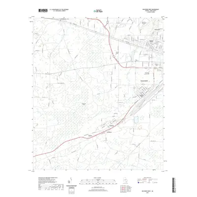 2020 Map of Waycross West, 2020 Print