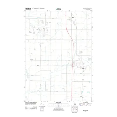 2011 Map of Wayland, 2011 Print