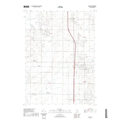 2019 Map of Wayland, 2019 Print