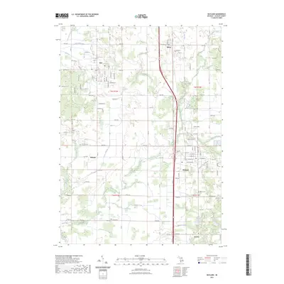 2023 Map of Wayland, 2023 Print