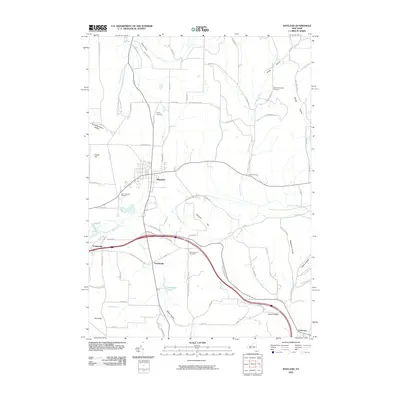 2010 Map of Wayland, 2010 Print